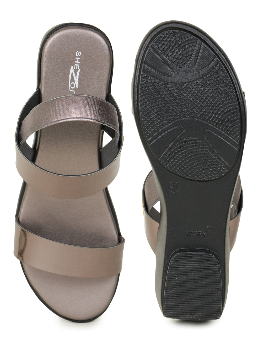 Shezone Women Grey Heels