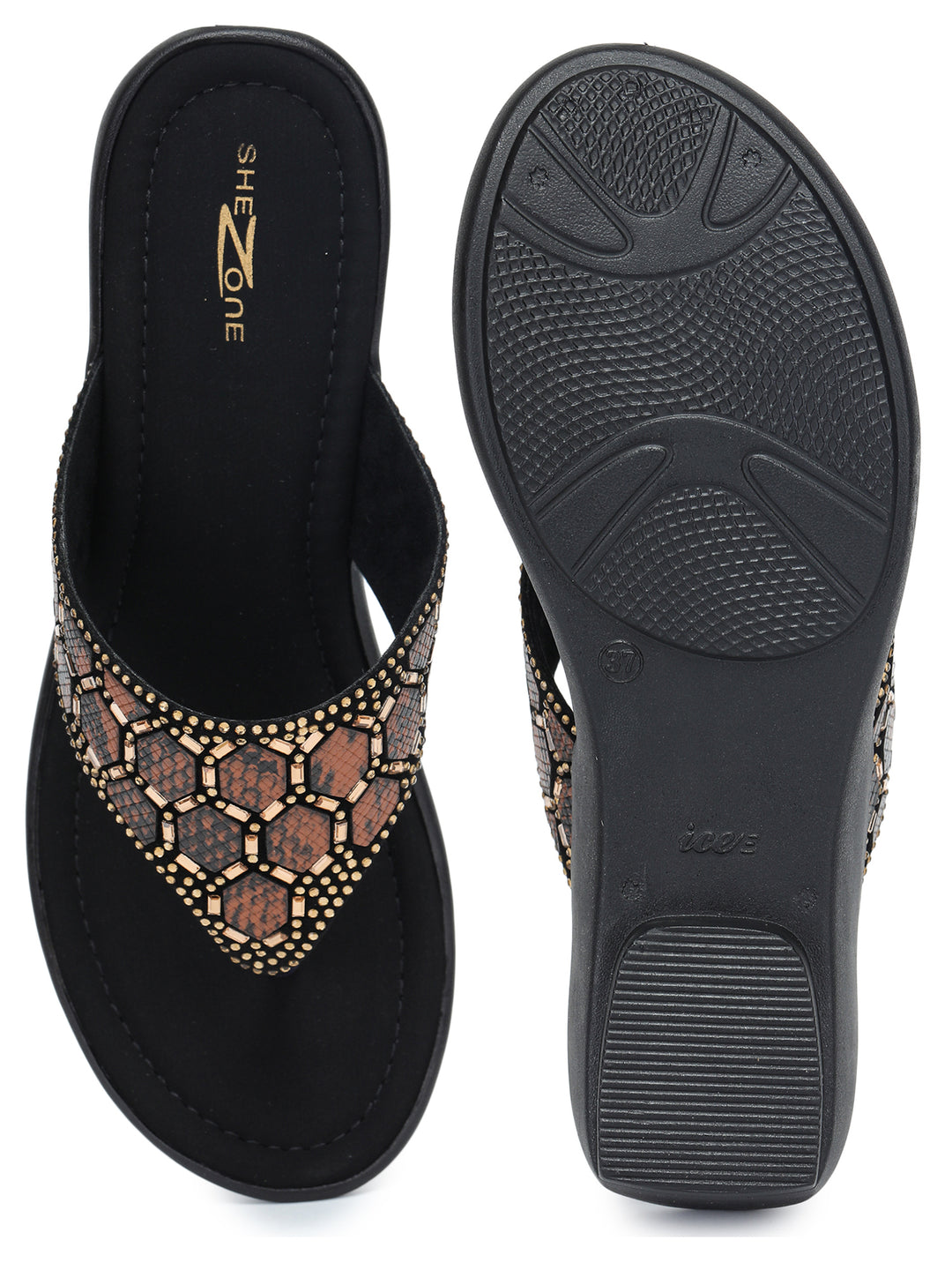Shezone Women Copper Heels