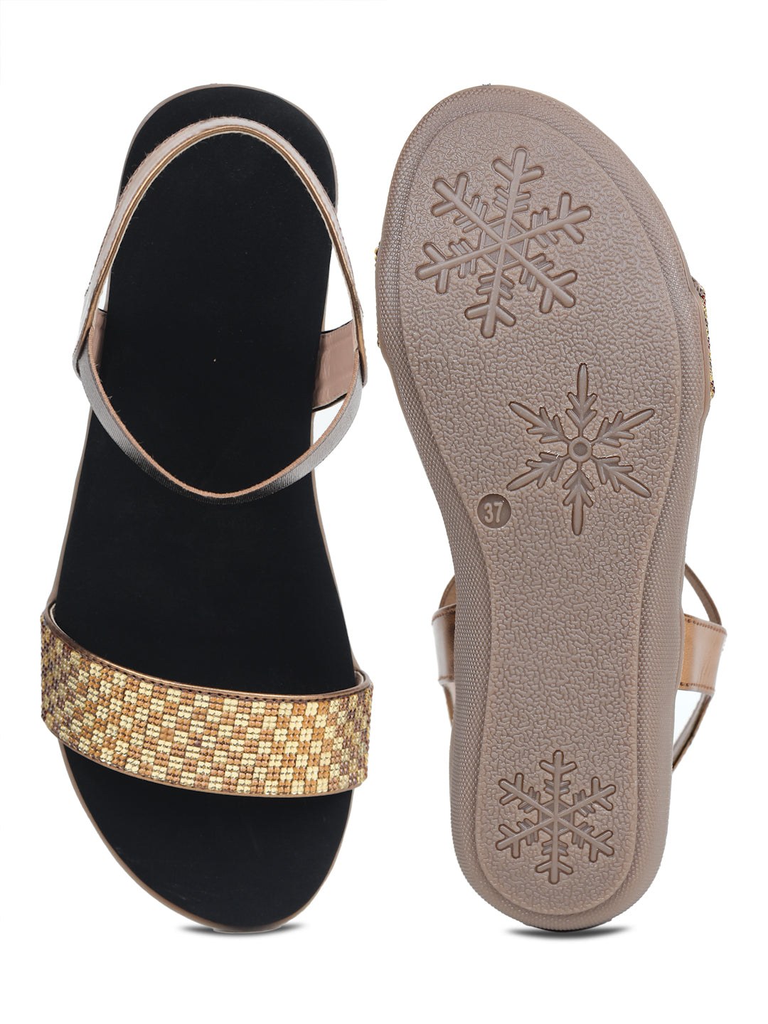 Shezone Copper Women Flats