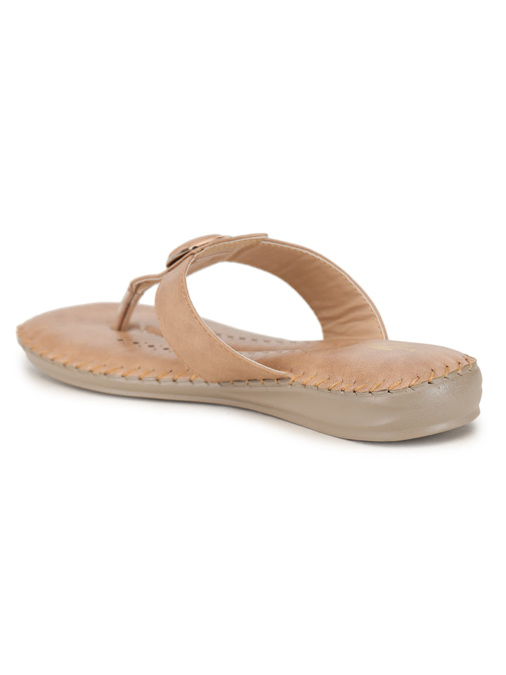 Shezone Beige Women Flats