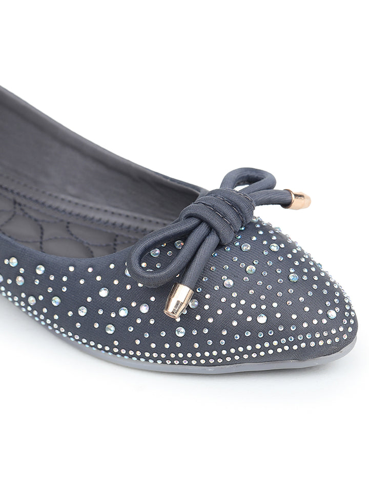 Shezone Grey Women Flats