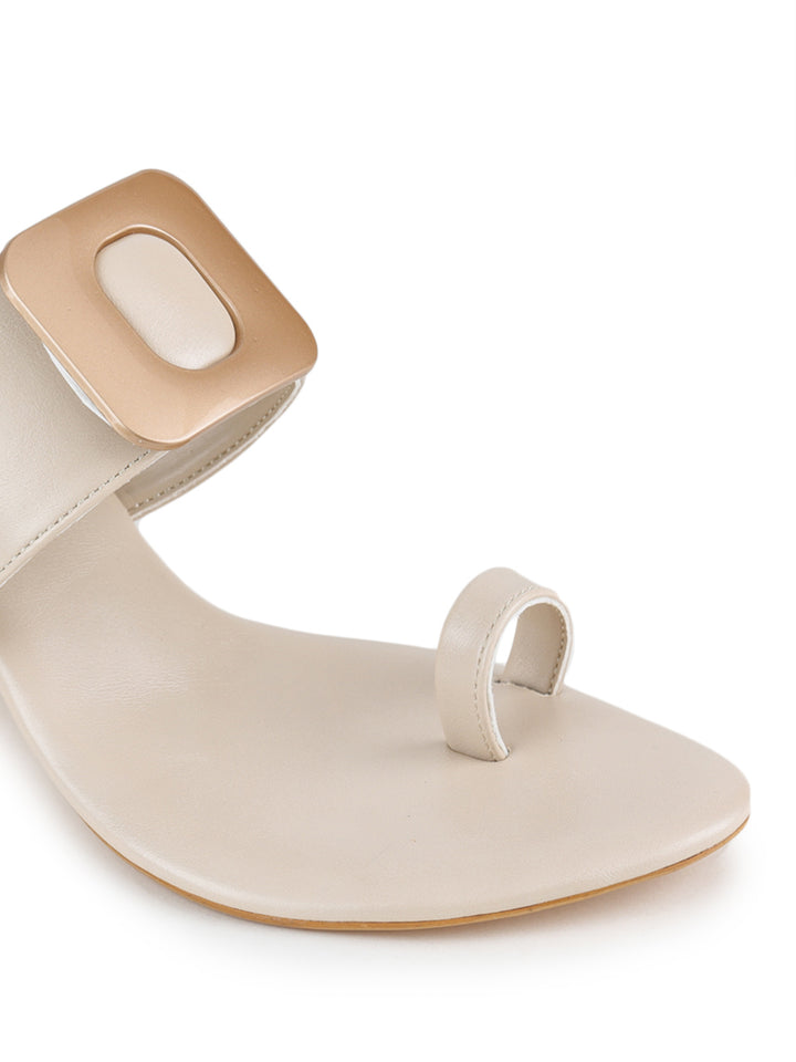 Shezone Cream Women Heels