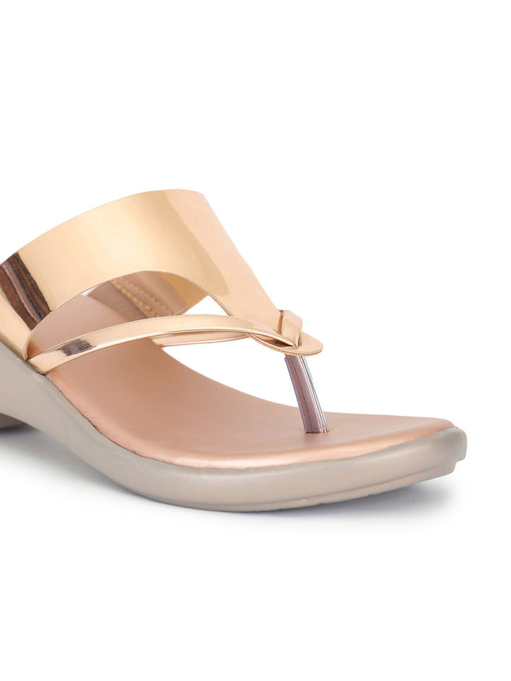 Shezone Women Rose Gold Heels