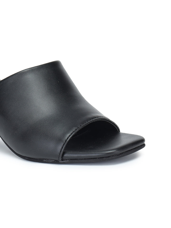 Shezone Women Black Heels