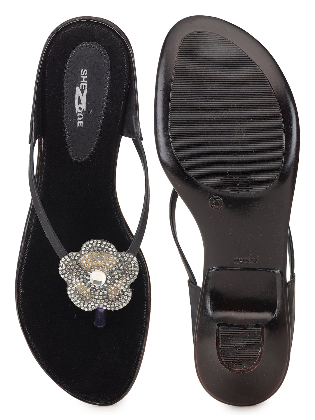 Shezone Black Women Heels