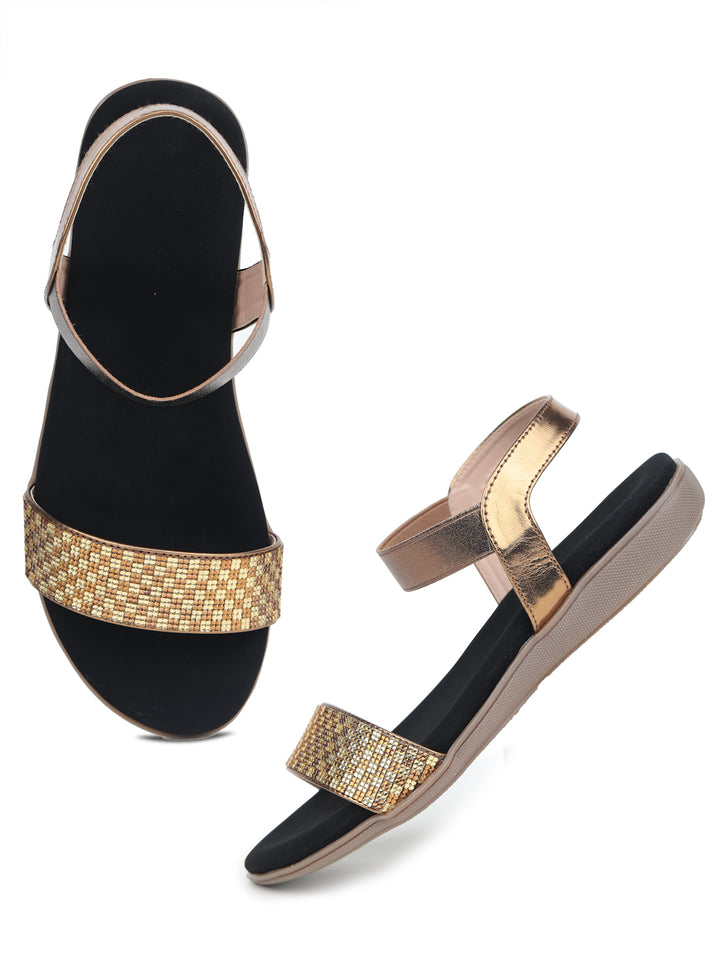 Shezone Copper Women Flats