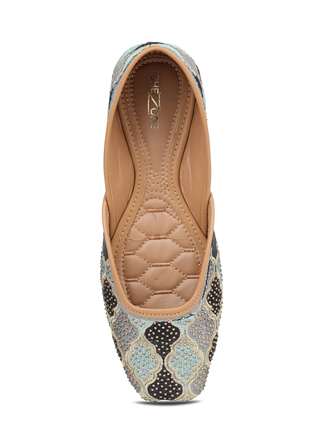 Shezone Grey Women Flats