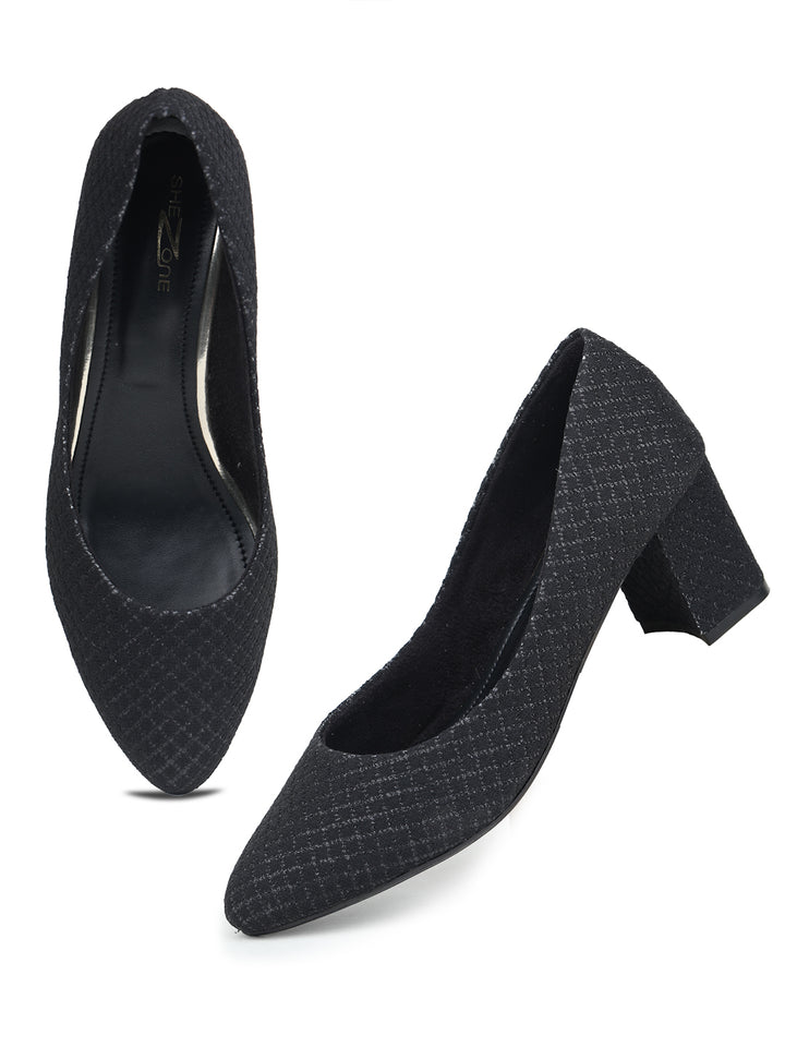 Shezone  Black Women Heels
