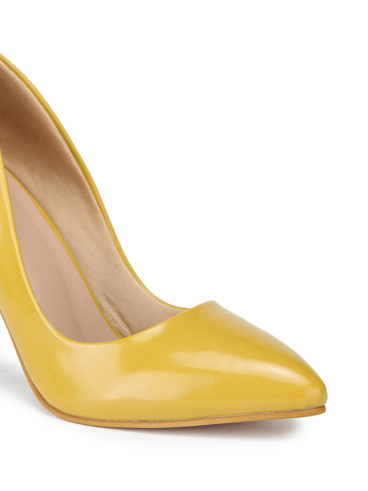 Shezone Women Mustard Heels