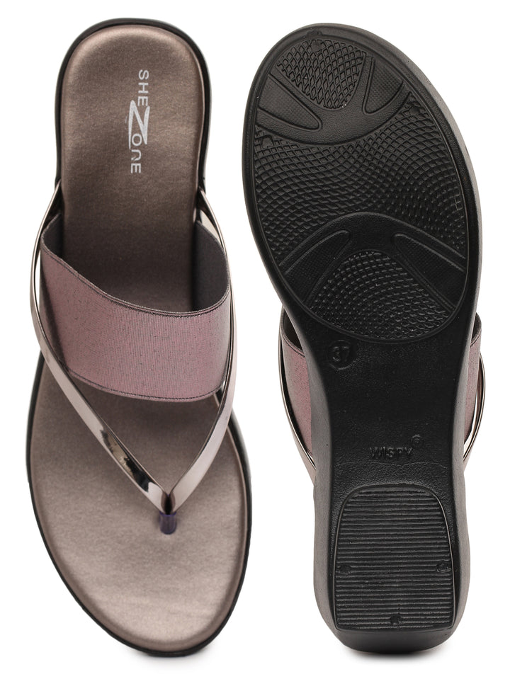 Shezone Women Grey Heels