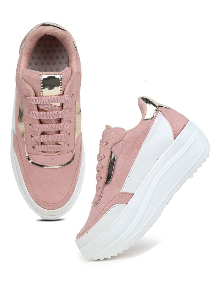 Shezone Women Peach Casual Shoes