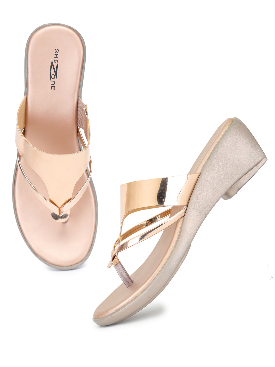 Shezone Women Rose Gold Heels