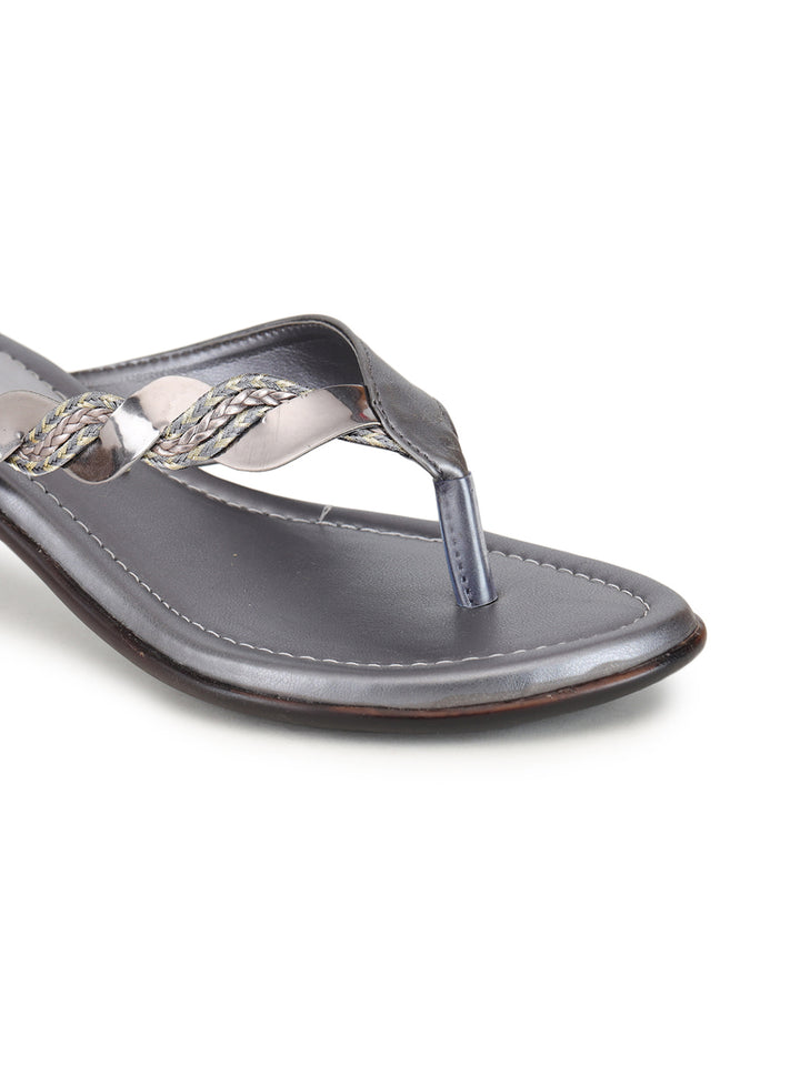 Shezone Grey Women Heels