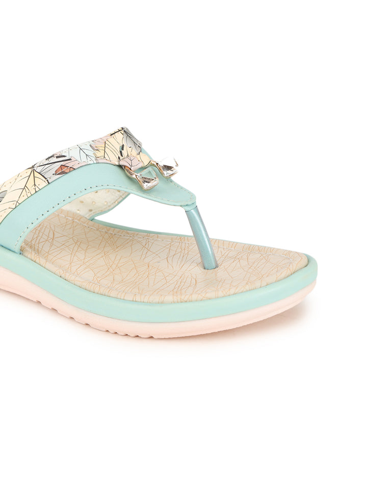 Shezone Women Sea Green Flats