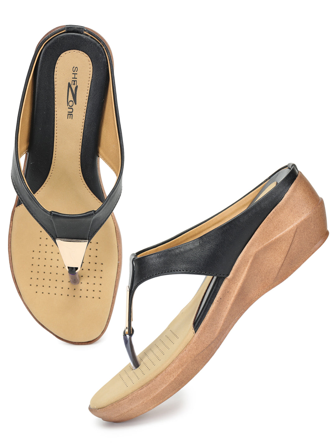 Shezone Women Black Heels