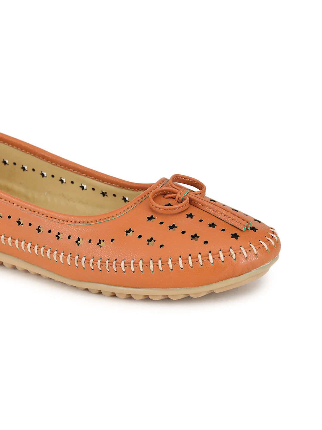 Shezone Women Tan Flats