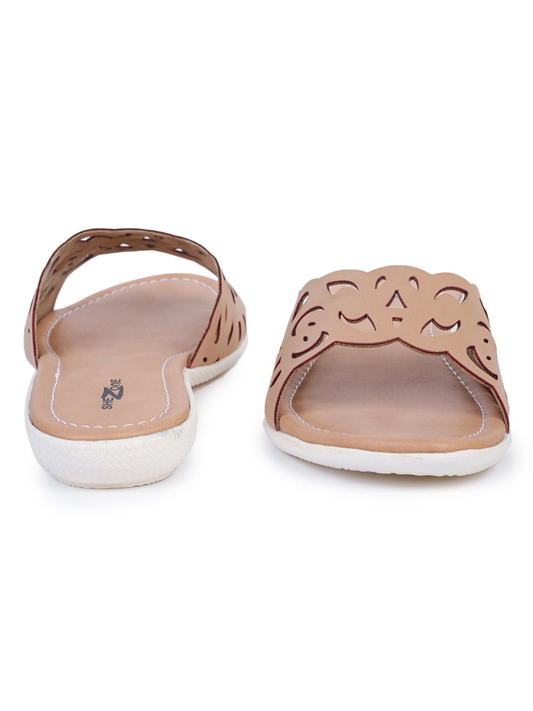 Shezone Beige Women Flats