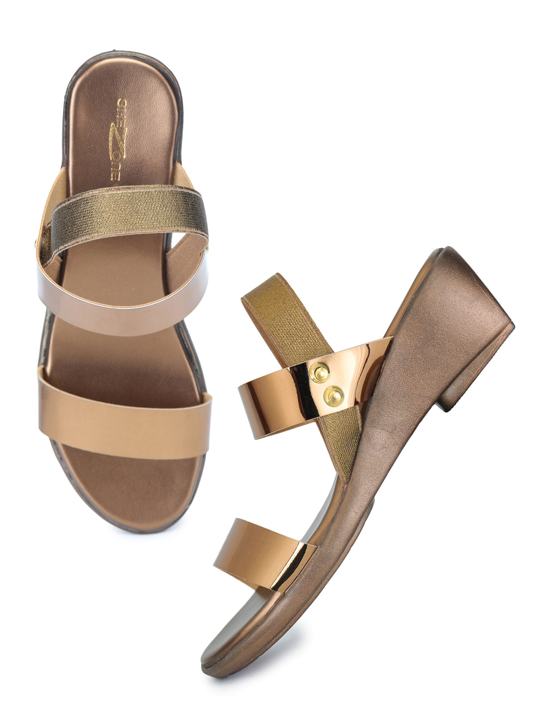 Shezone Women Copper Heels