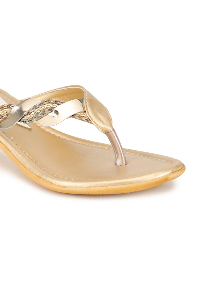 Shezone Gold Women Heels