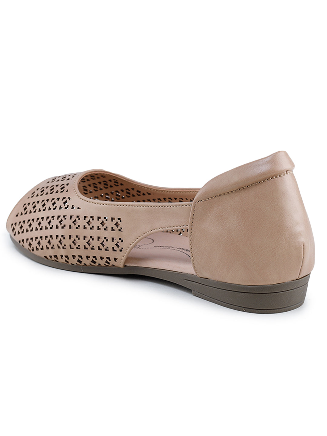 Shezone Beige Women Flats