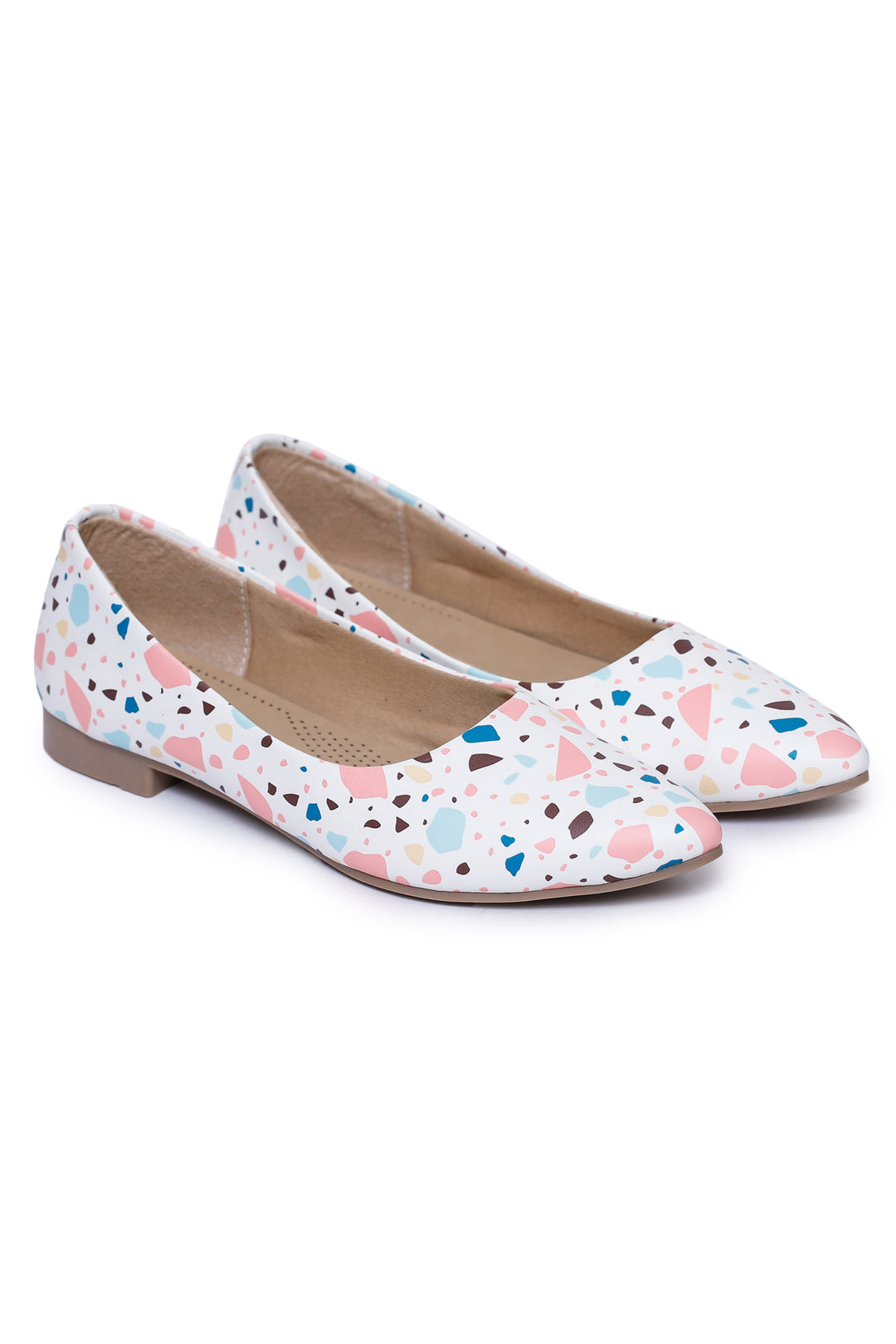 Shezone White Women Flats