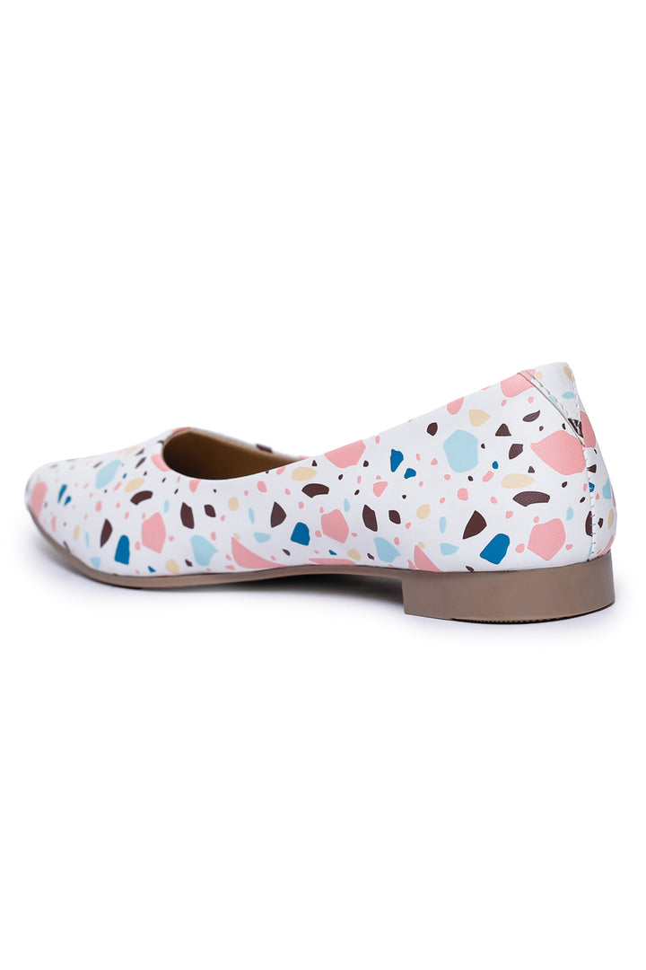Shezone White Women Flats
