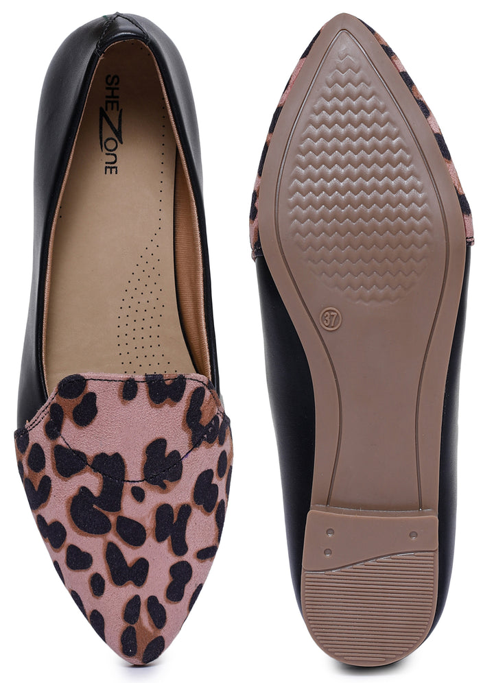 Shezone Black Women Flats