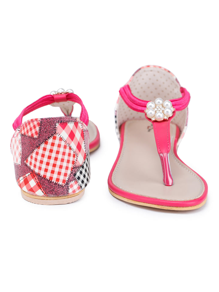 Shezone Pink Women Flats