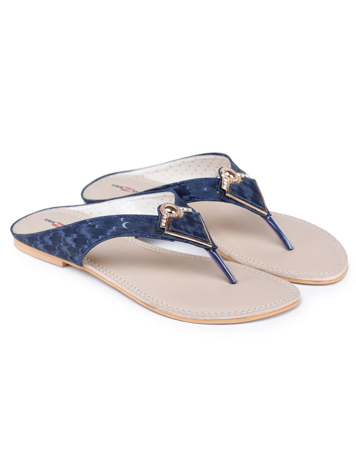 Shezone Blue Women Flats