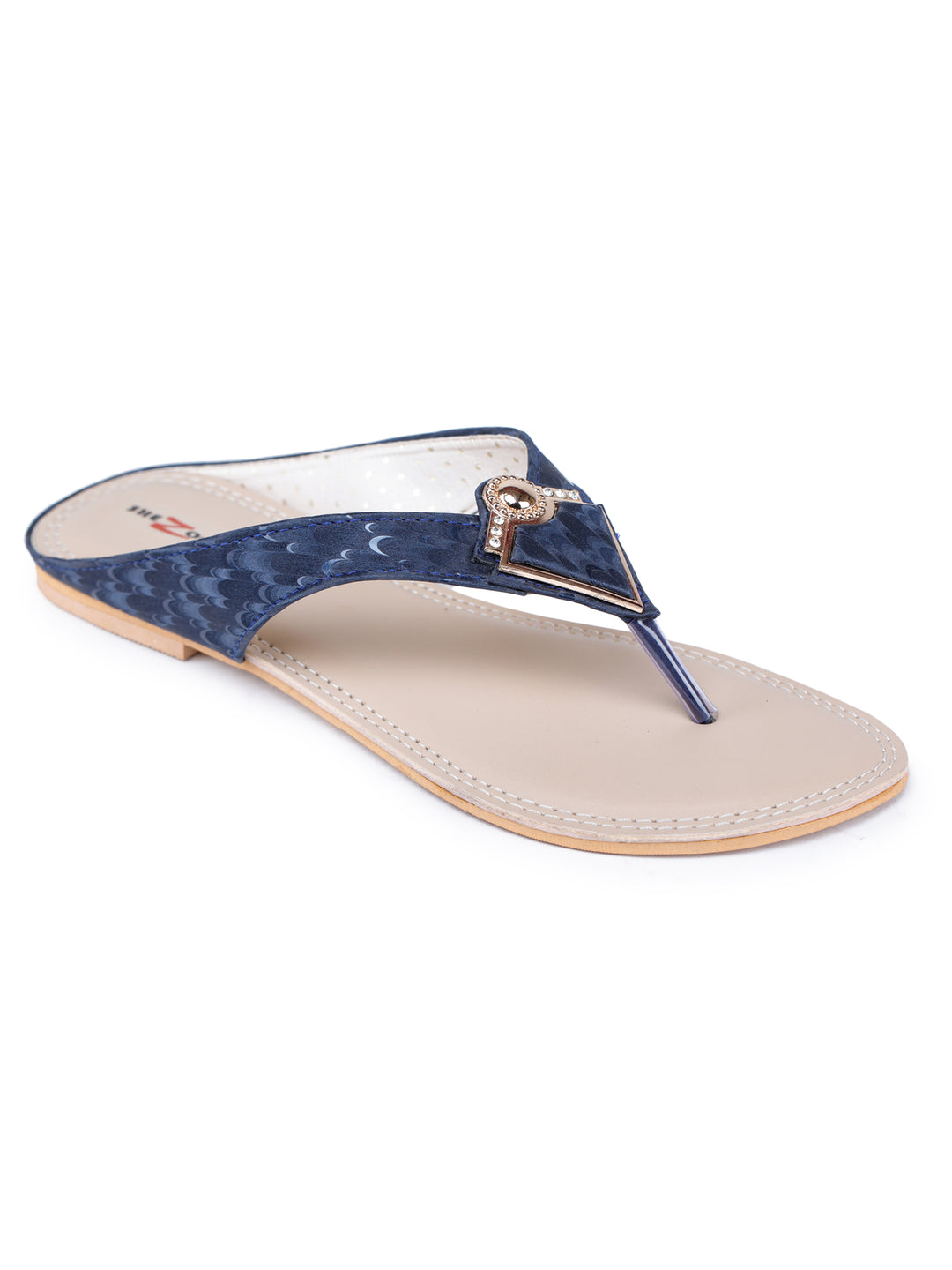 Shezone Blue Women Flats