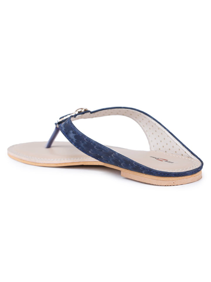 Shezone Blue Women Flats