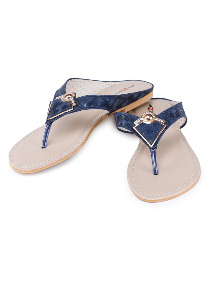 Shezone Blue Women Flats