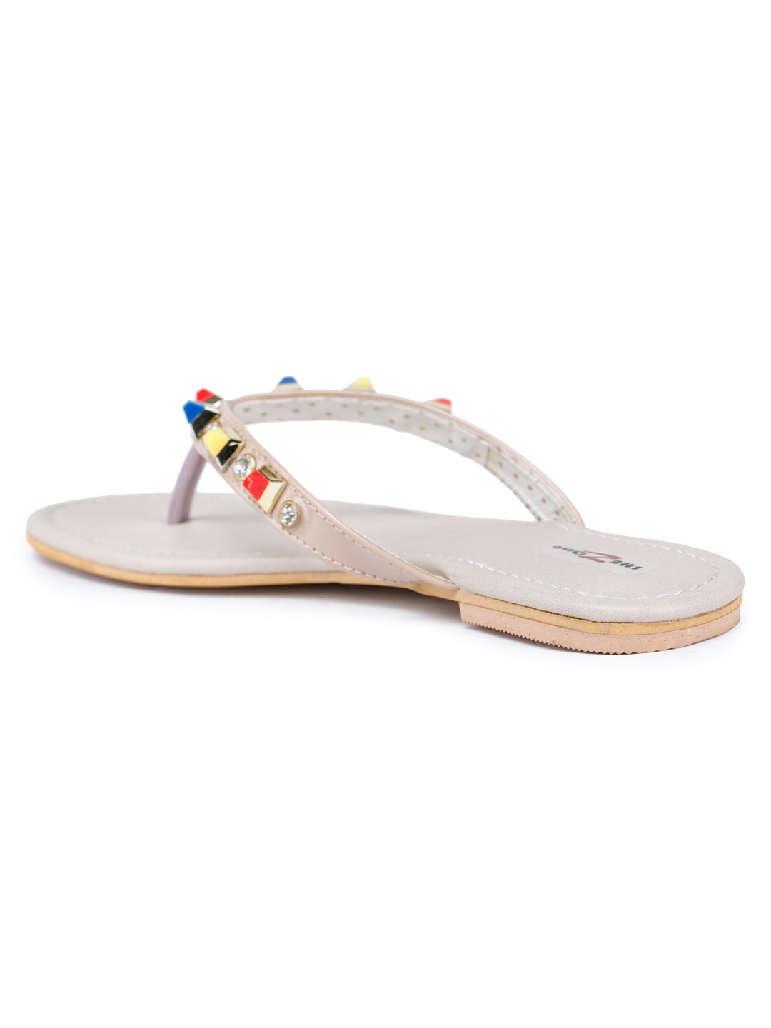 Shezone Cream Women Flats