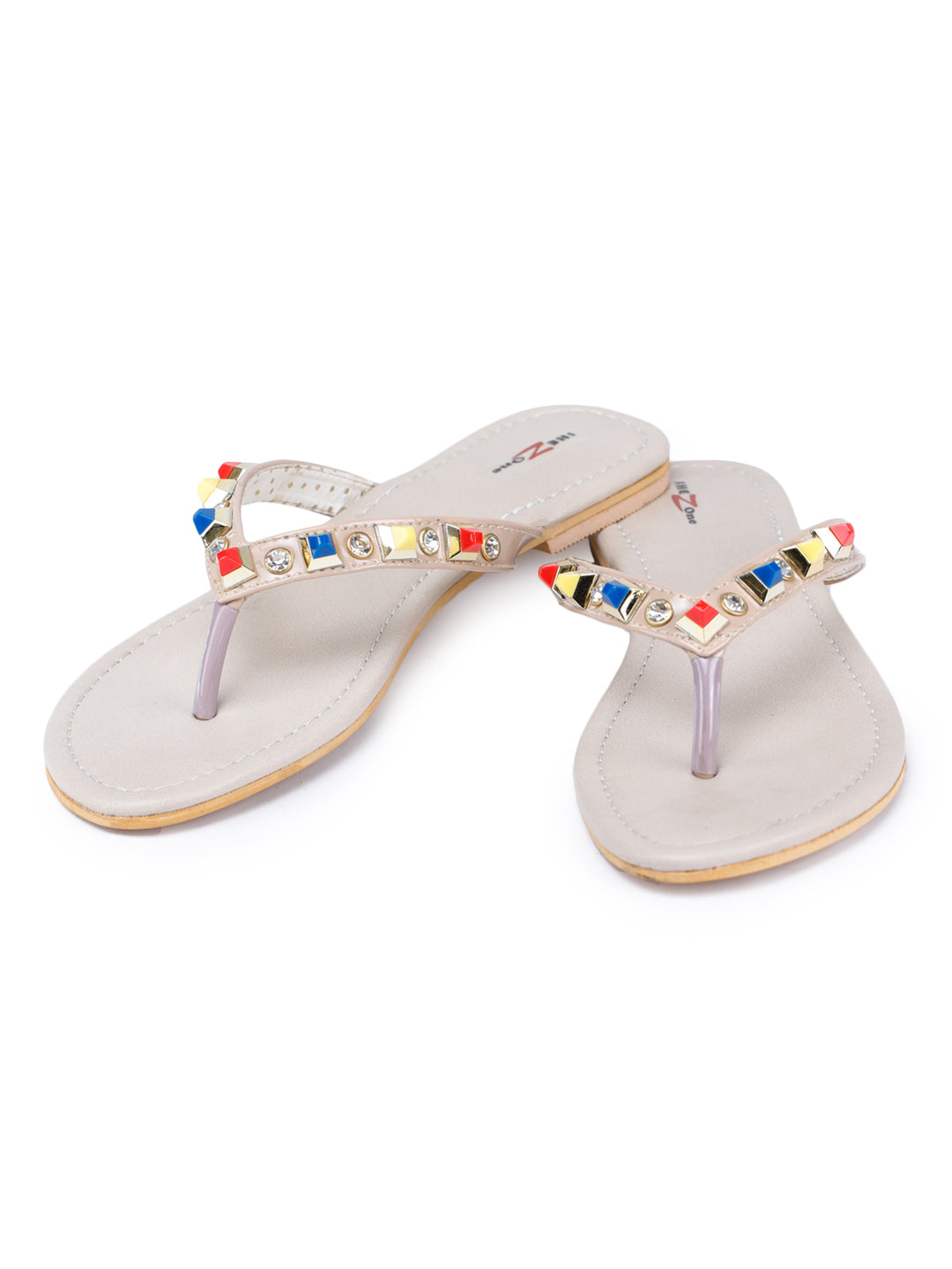 Shezone Cream Women Flats