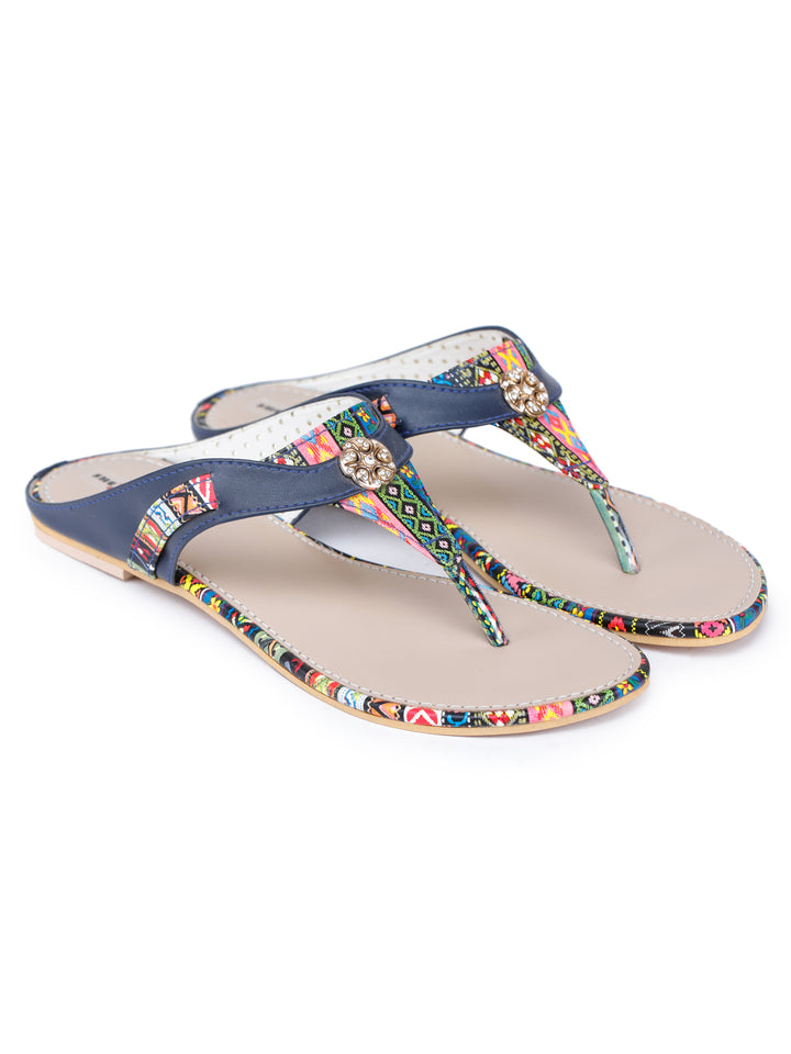 Shezone Blue Women Flats