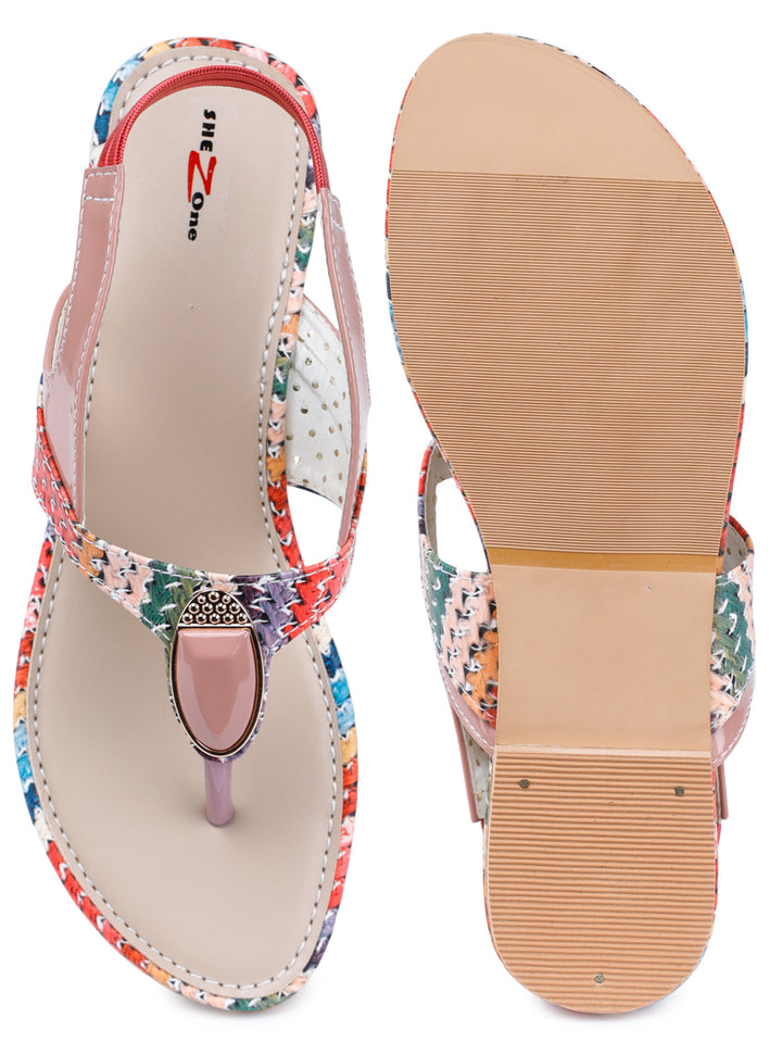 Shezone Peach Women Flats