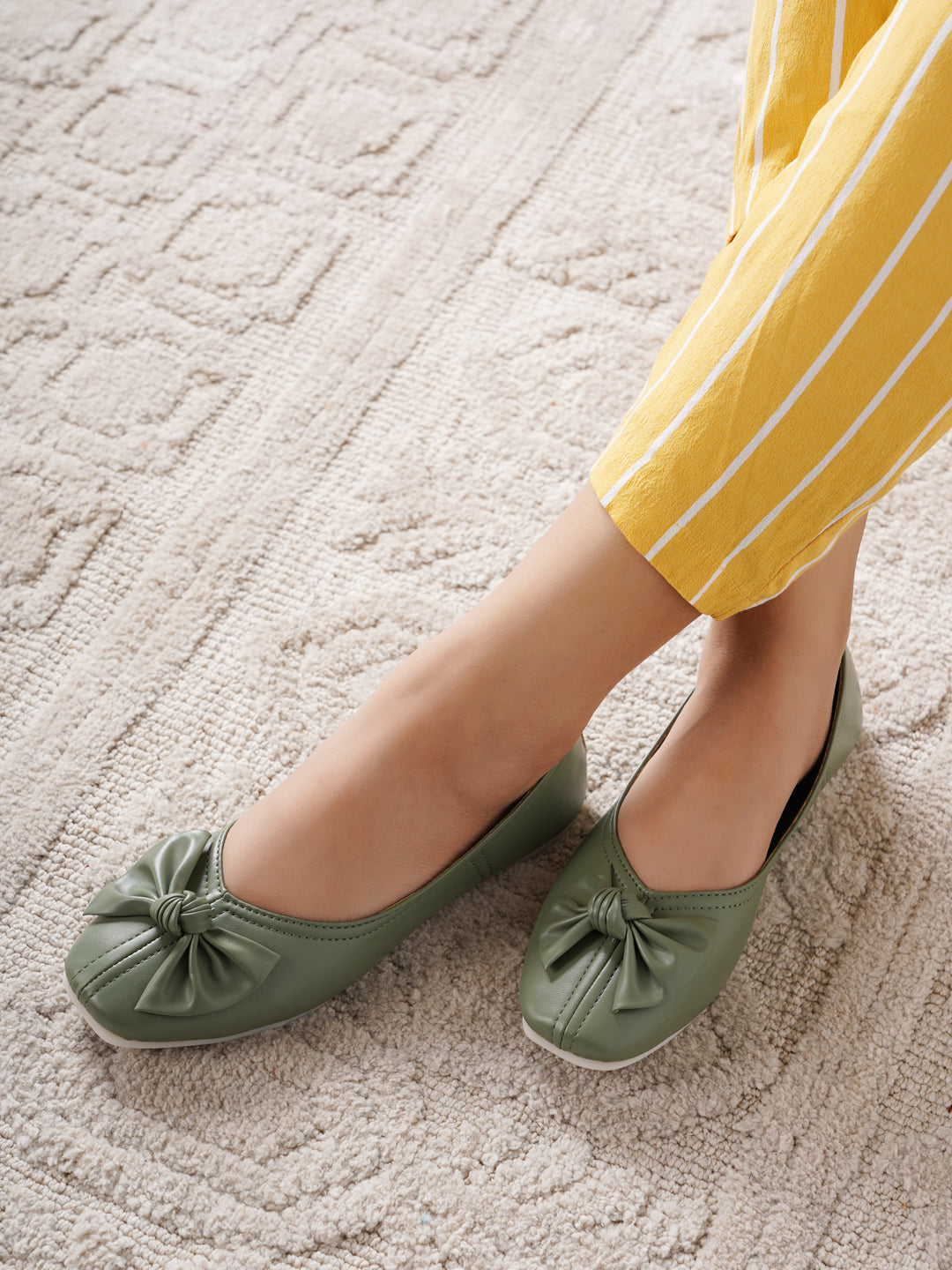 Shezone Mehandi Women Flats