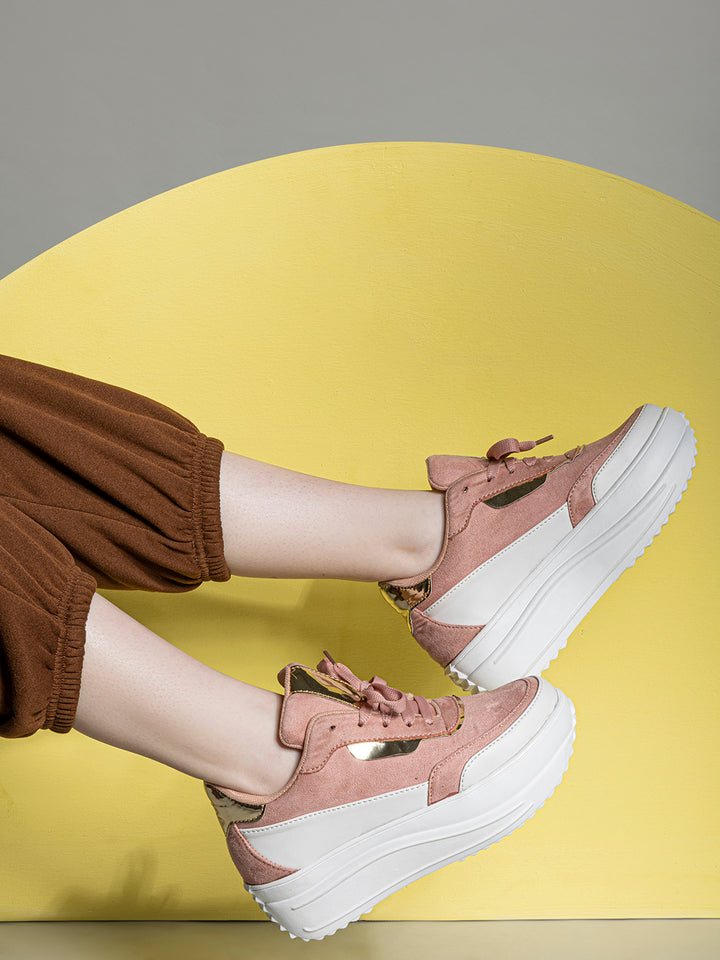 Shezone Women Peach Casual Shoes