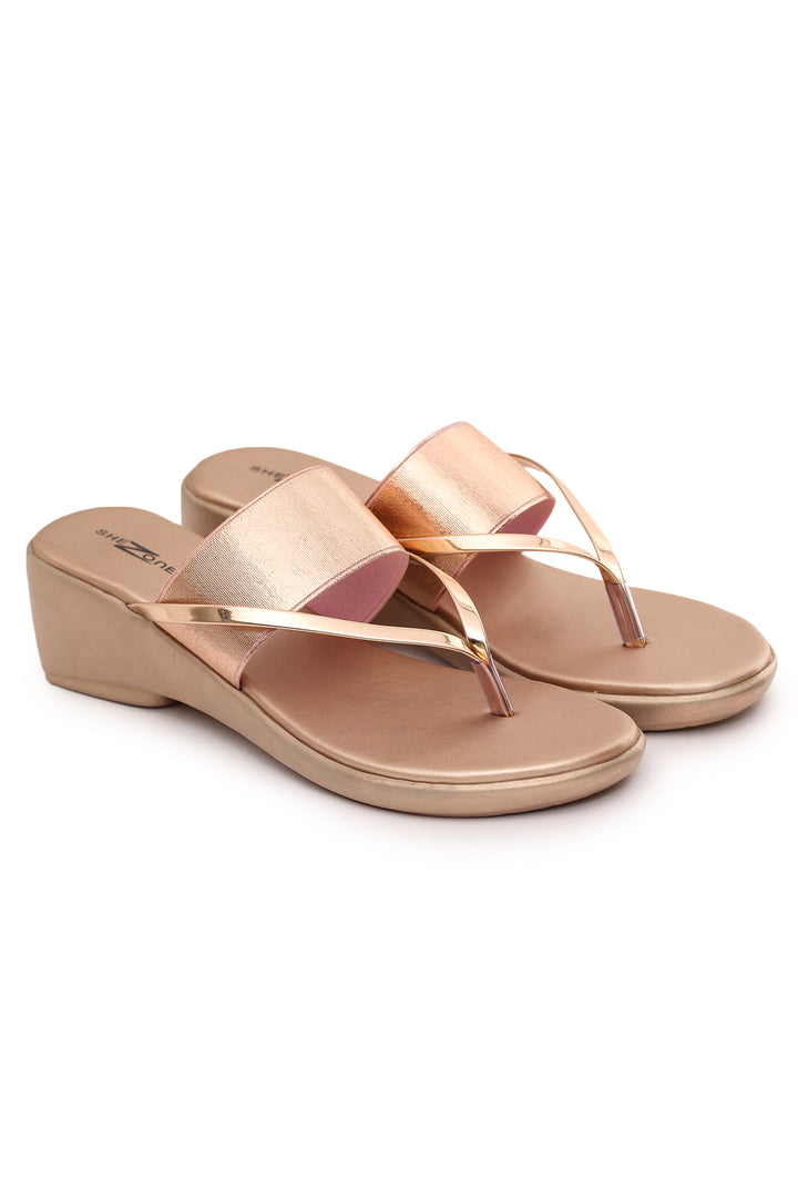 Shezone Women Rose Gold Heels