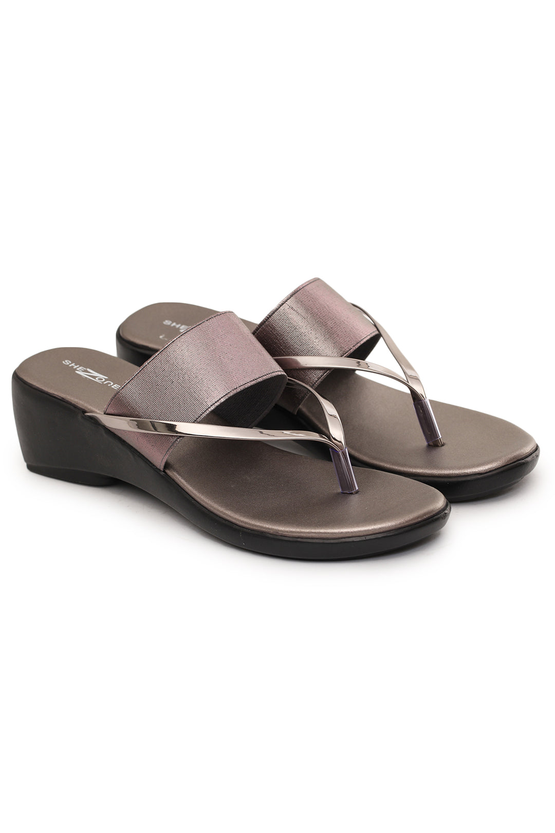 Shezone Women Grey Heels