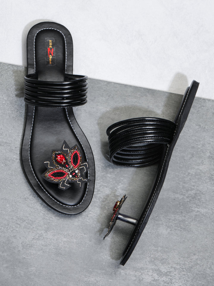 Shezone Black Women Flats