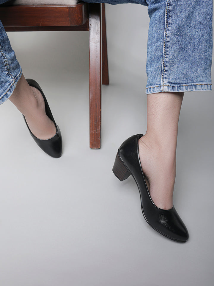 Shezone Black Women Heels